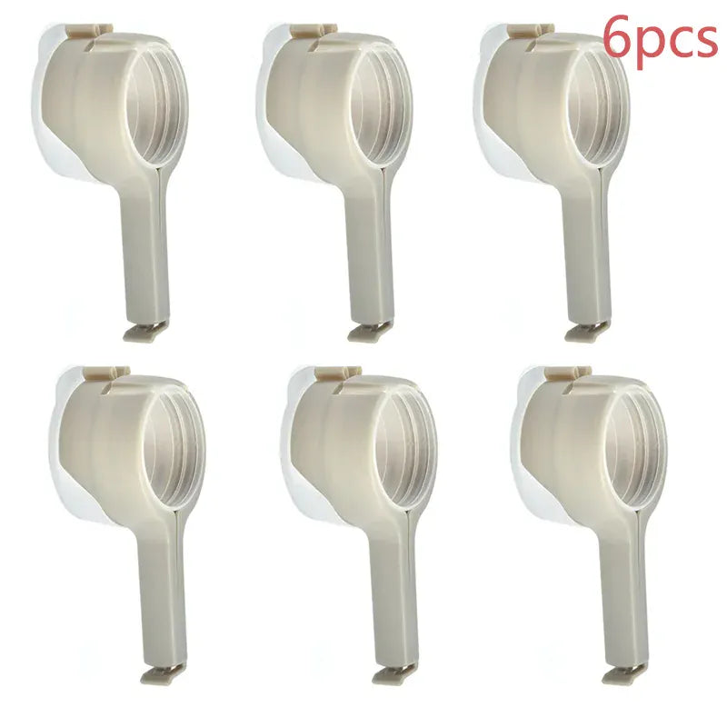 Food Bag Sealing Lid Cap Clip 14:200000195#6pcs-grey