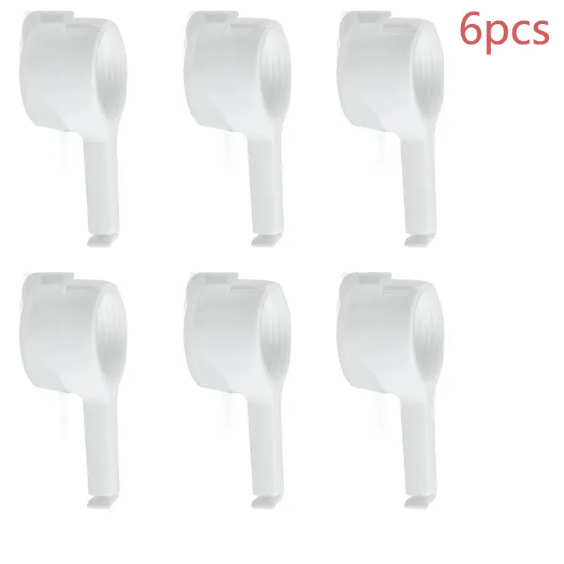 Food Bag Sealing Lid Cap Clip 14:365458#6pcs-White