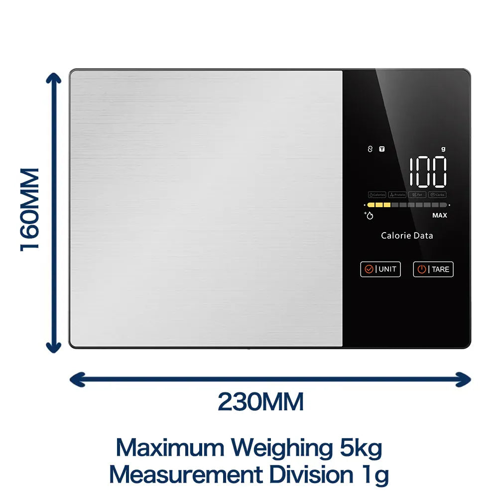 Food Weighing Scale With Nutritional Calculator 14:29#Stainless Steel;200007763:201336100