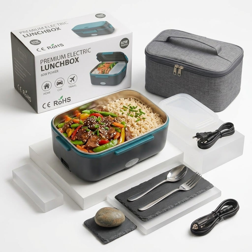 Portable Electric Lunch Box Food Warmer