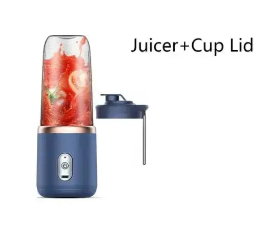Portable USB Powered Electric Food Juicer 14:1254#1cup-Blue