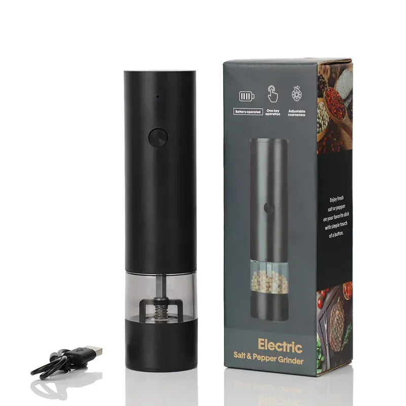 Rechargeable Electric Salt & Pepper Grinder 14:200006152#USB Style 1pc