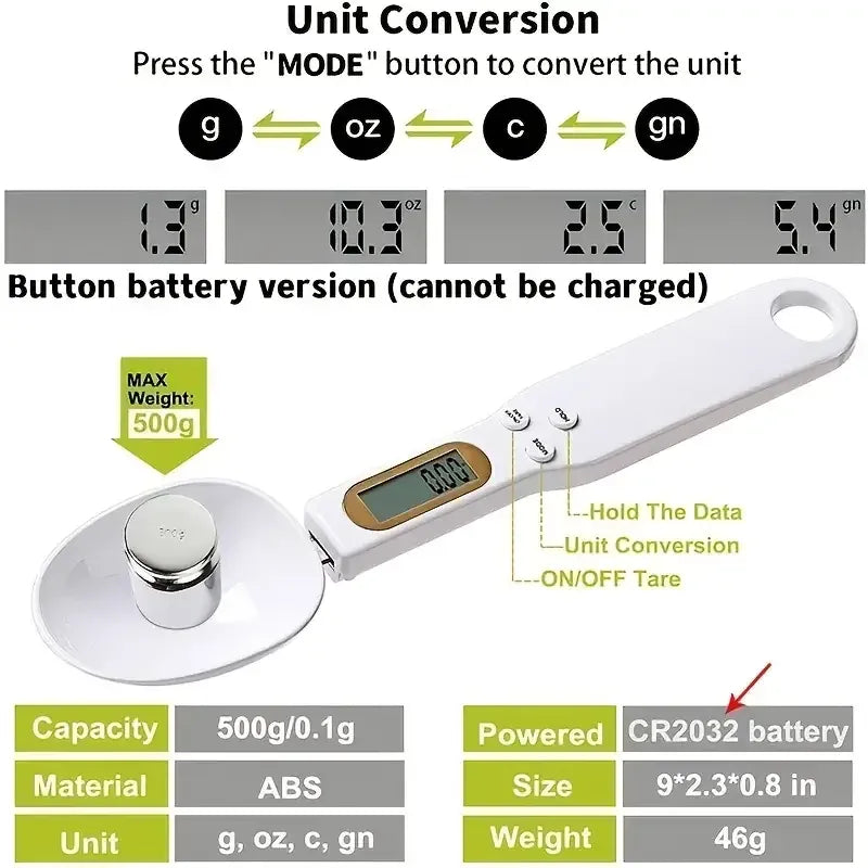 Smart Electronic Digital Weighing Spoon