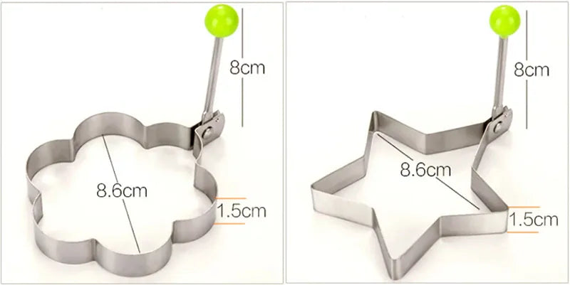 Stainless Steel Egg Shape Pattern Mold
