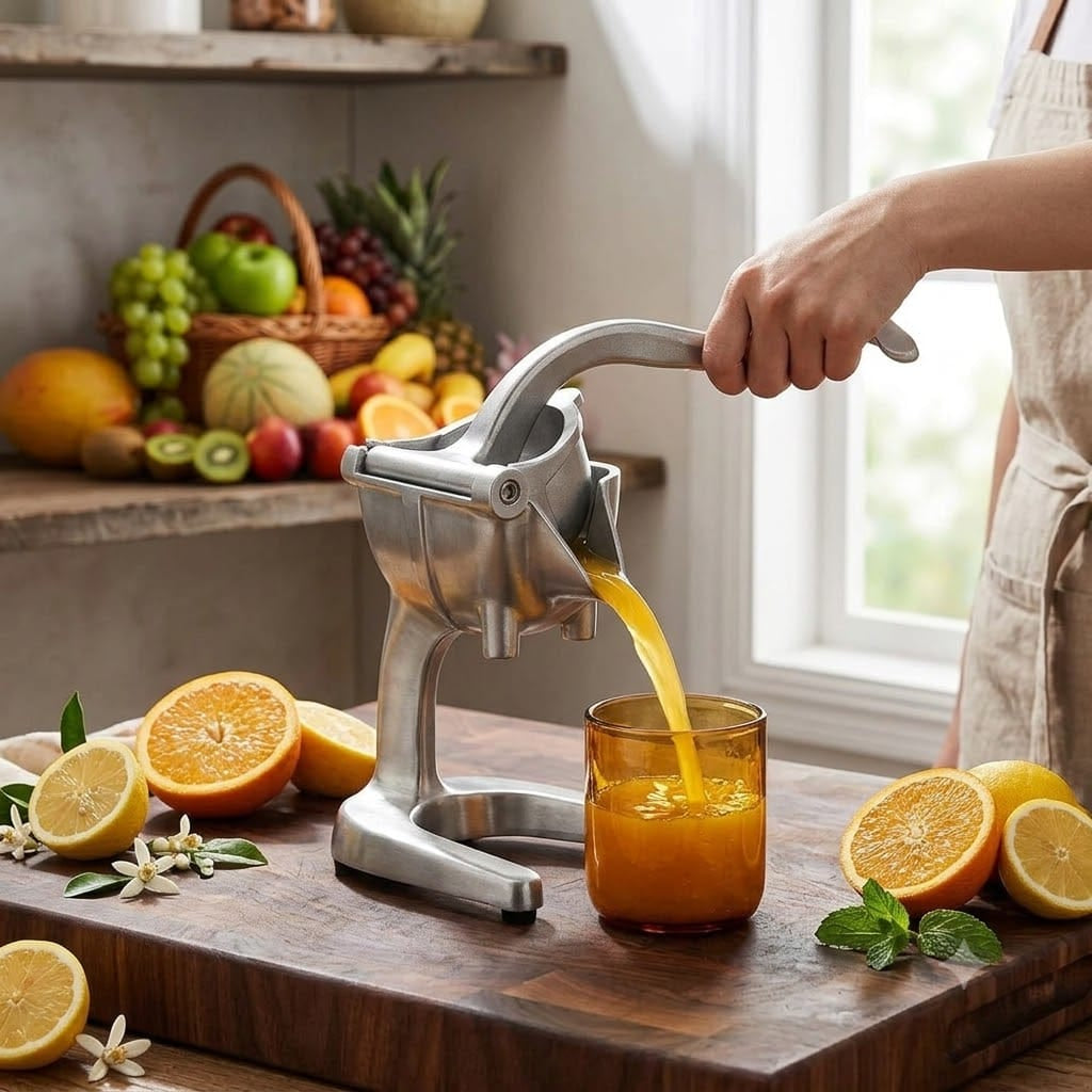 Stainless Steel Manual Fruit Juicer <none>
