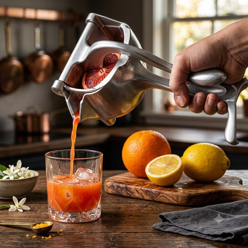 Stainless Steel Manual Fruit Juicer <none>