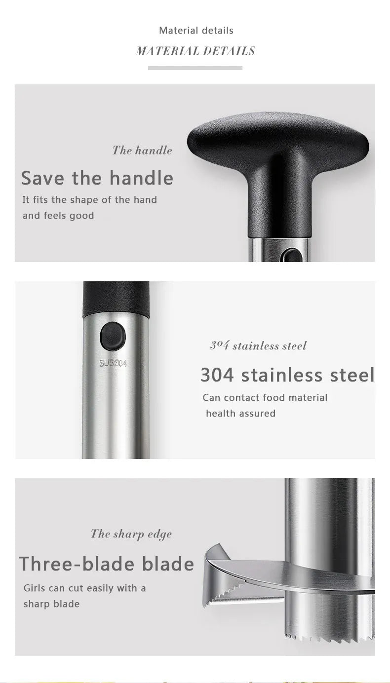 Stainless Steel Pineapple Fruit Peeler
