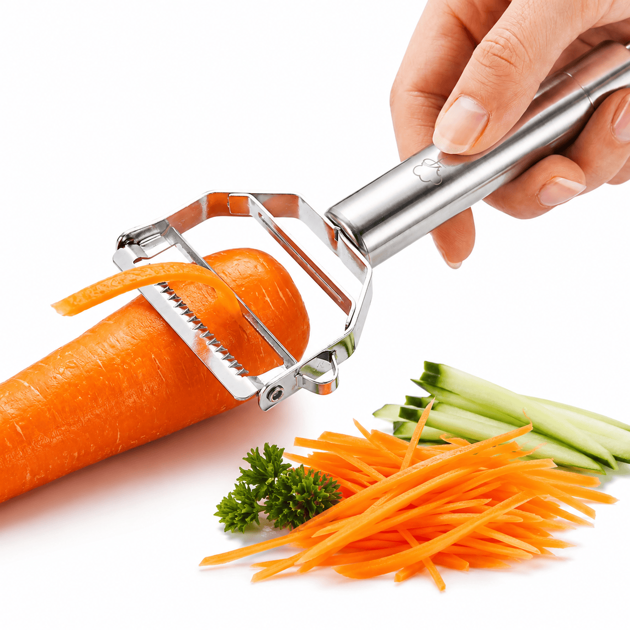 Stainless Steel Vegetable & Fruit Peeler 14:200006151#Update 4in1