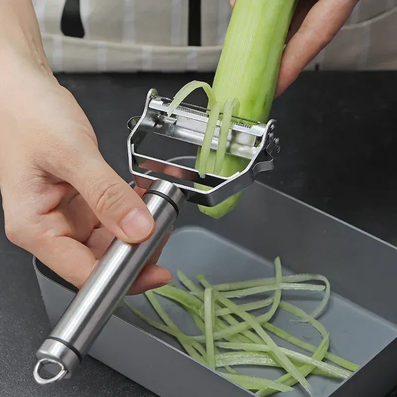 Stainless Steel Vegetable & Fruit Peeler 14:200006151#Update 4in1
